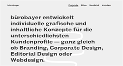 Desktop Screenshot of buerobayer.de