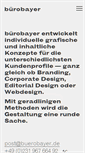 Mobile Screenshot of buerobayer.de