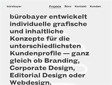 Tablet Screenshot of buerobayer.de